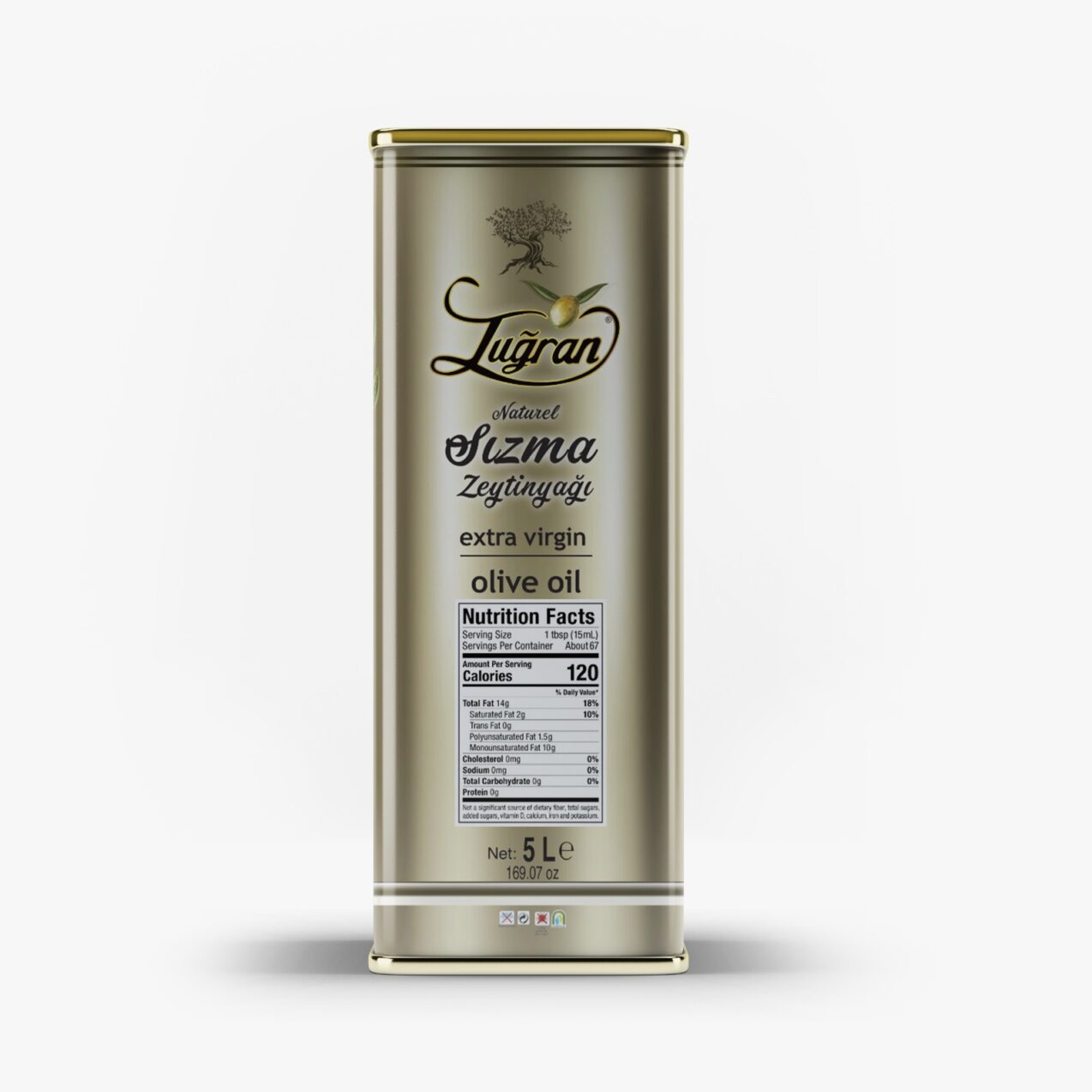 Erken Hasat Naturel Sızma Zeytinyağı - 5000 ml - Görsel 3